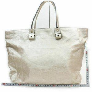 Auth Chloe Tote Bag Eclipse Silver